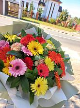 Букет цветов из:  Герберы #REPLACE_PRED# Гладковской